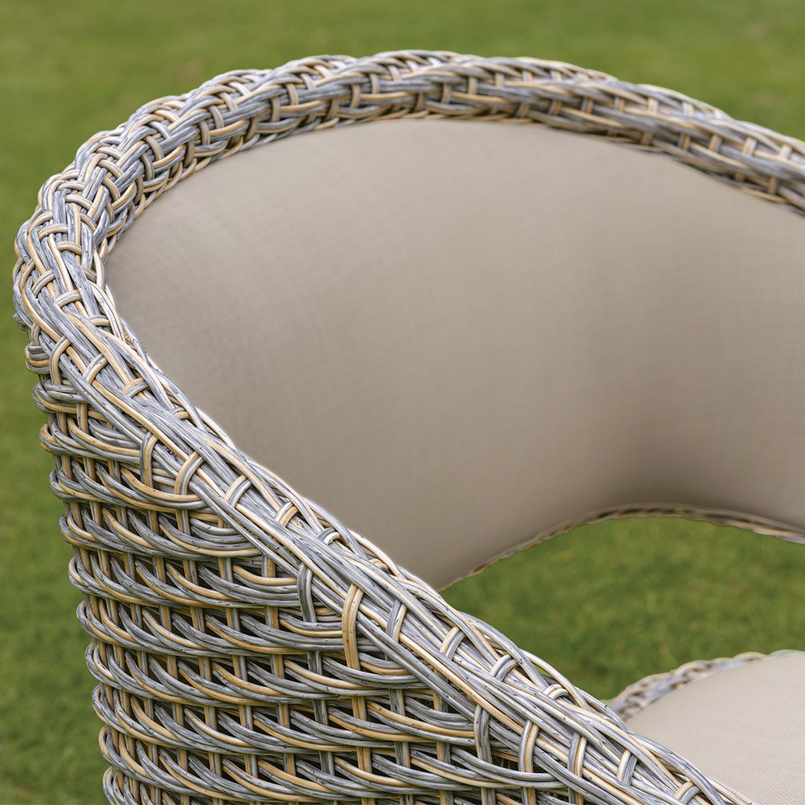 Kingsley Bate Biscayne Wicker Deep Seating Swivel Rocker Lounge Chair
