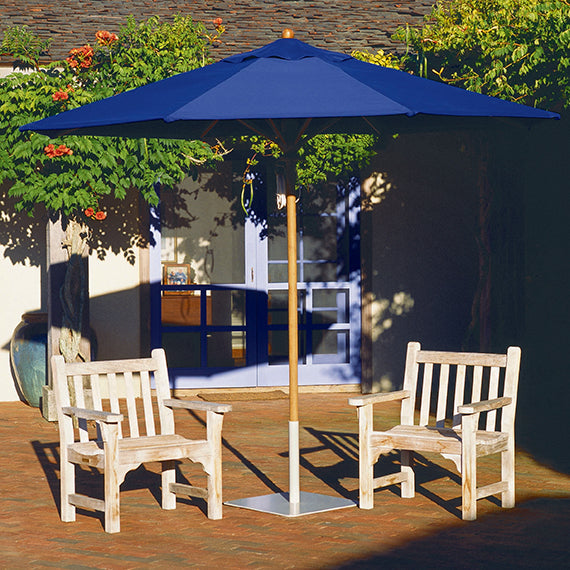 Kingsley Bate Octagonal Market Teak 9' Umbrella