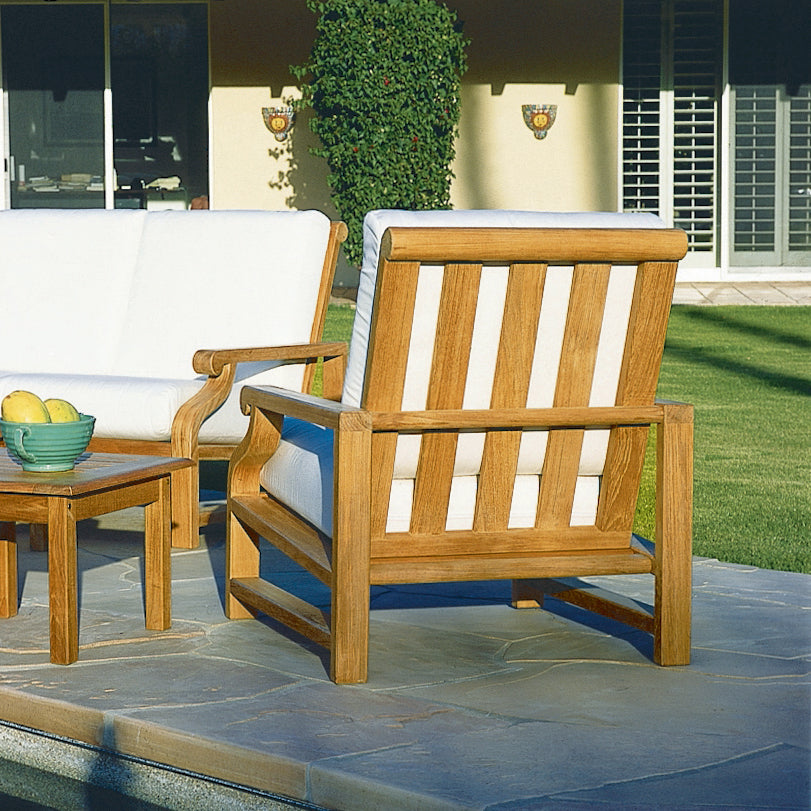 Kingsley Bate Nantucket Teak Deep Seating Lounge Chair