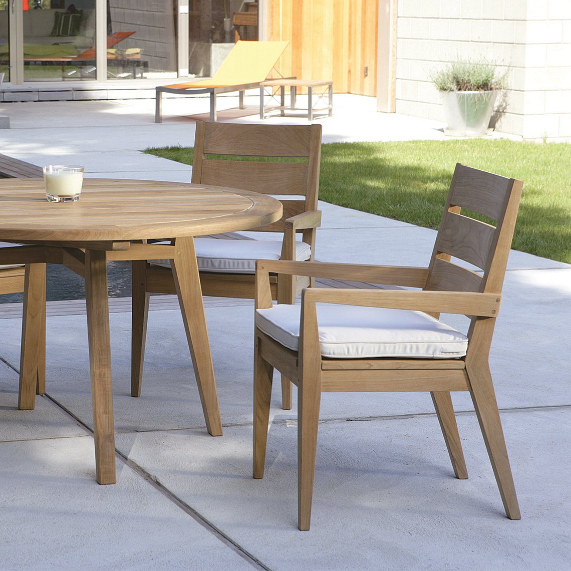 Algarve Teak Dining Armchair