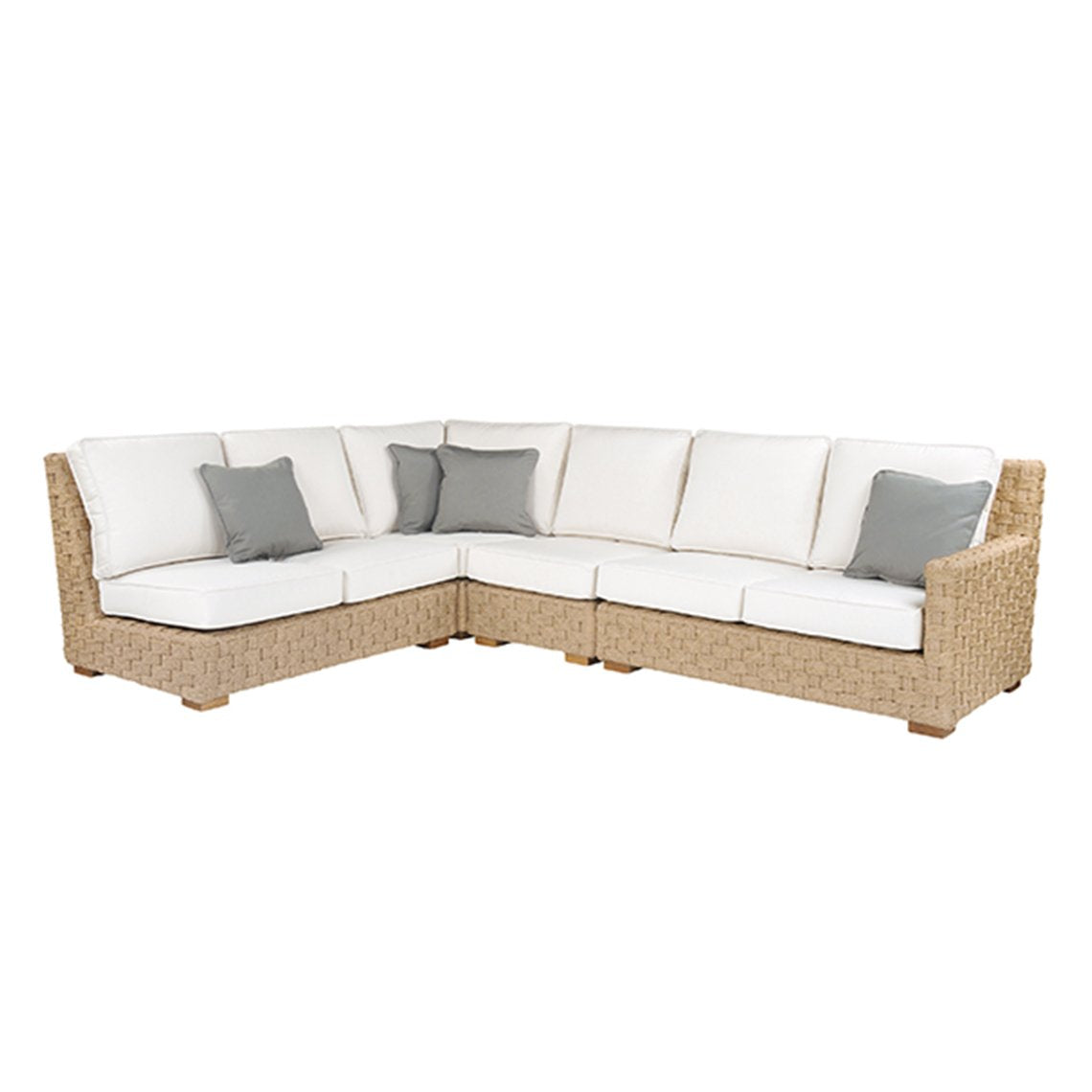Kingsley Bate St. Barts Wicker Sectional