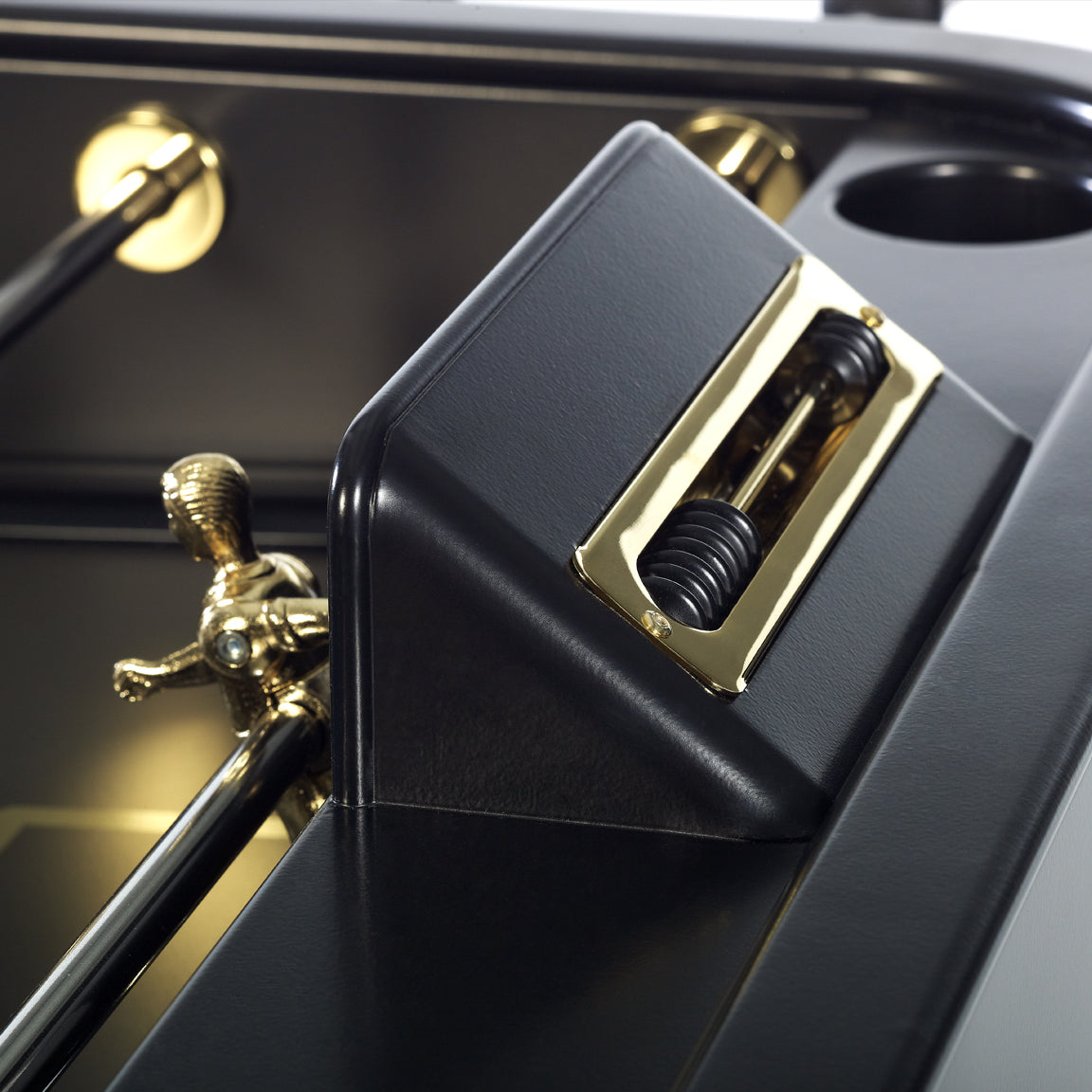 RS2 Foosball Table - Black and Gold