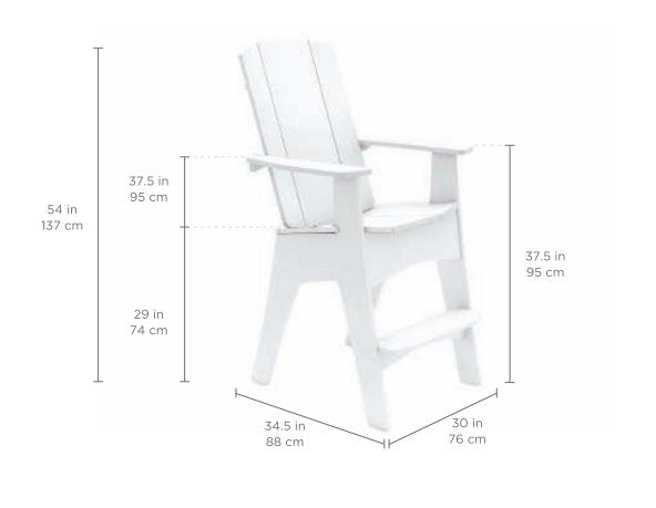 LEDGE Mainstay Tall Adirondack