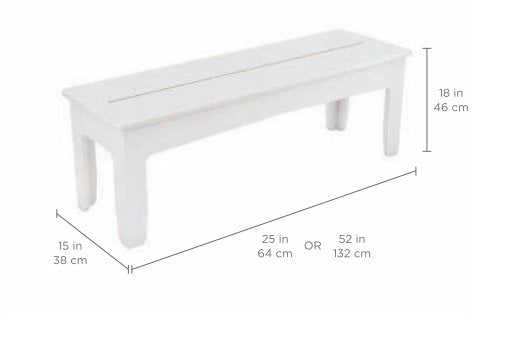 LEDGE Mainstay 52" Dining Bench