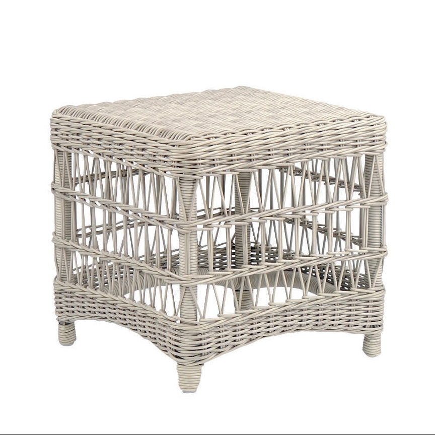 Kingsley Bate Southampton Wicker Side Table/Stool