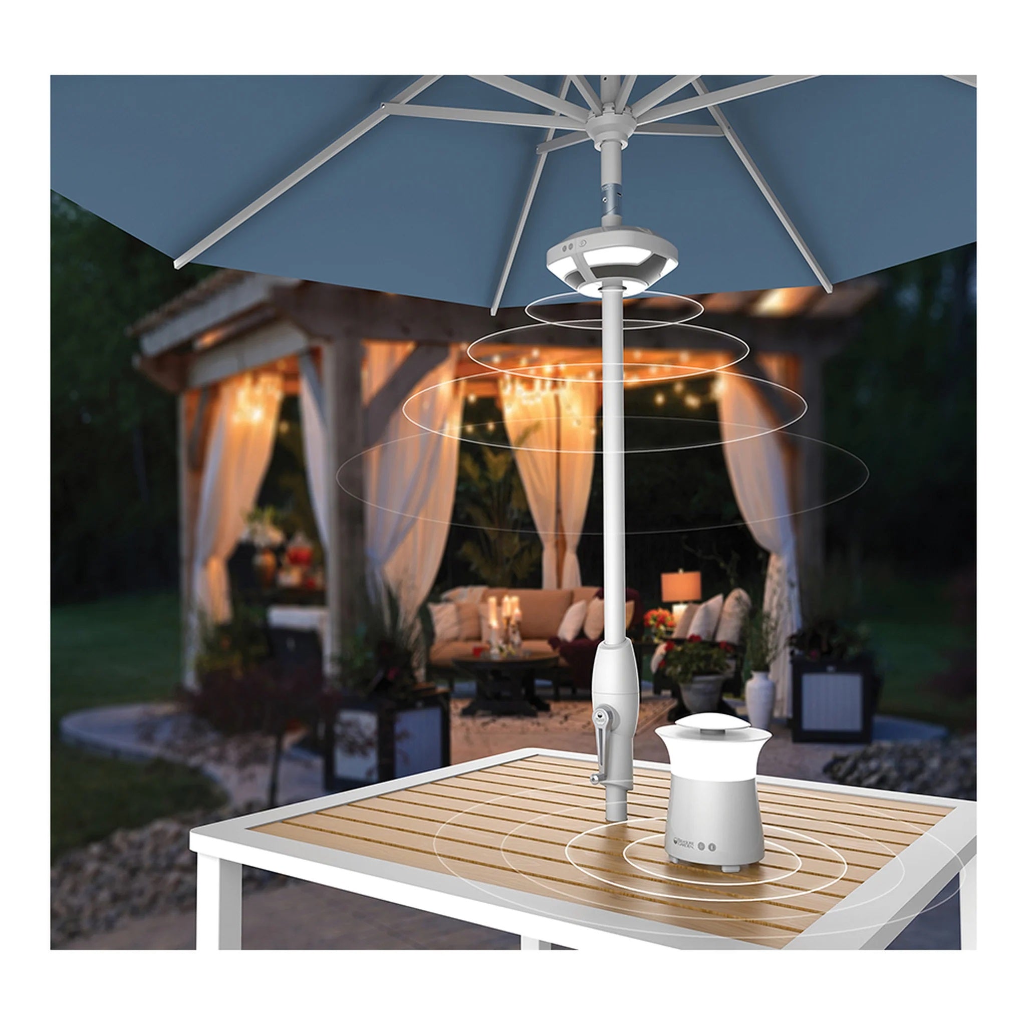 EVO Umbrella Light and Sound Pod