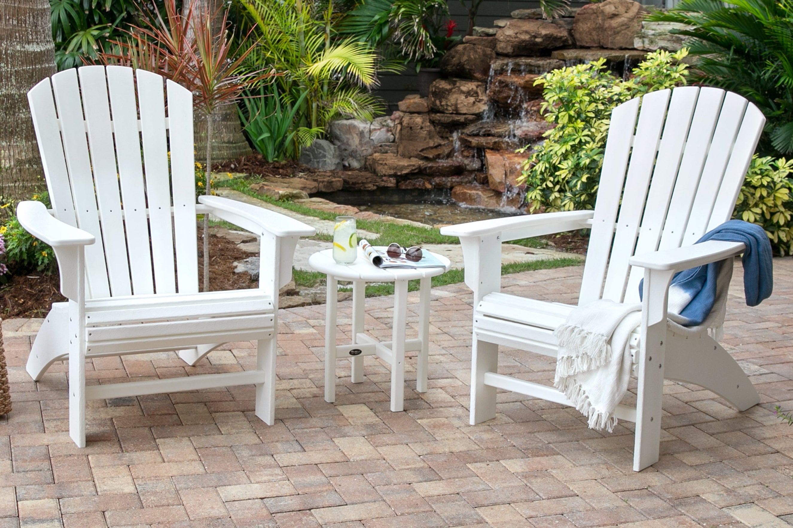 Trex® Outdoor Furniture™ Yacht Club 3-Piece Curveback Adirondack Ensemble