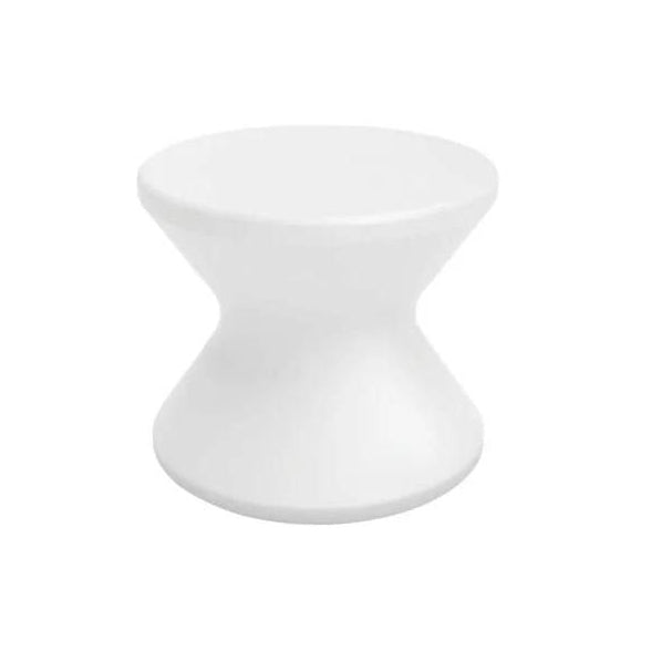 Signature Standard Side Table without umbrella hole in White
