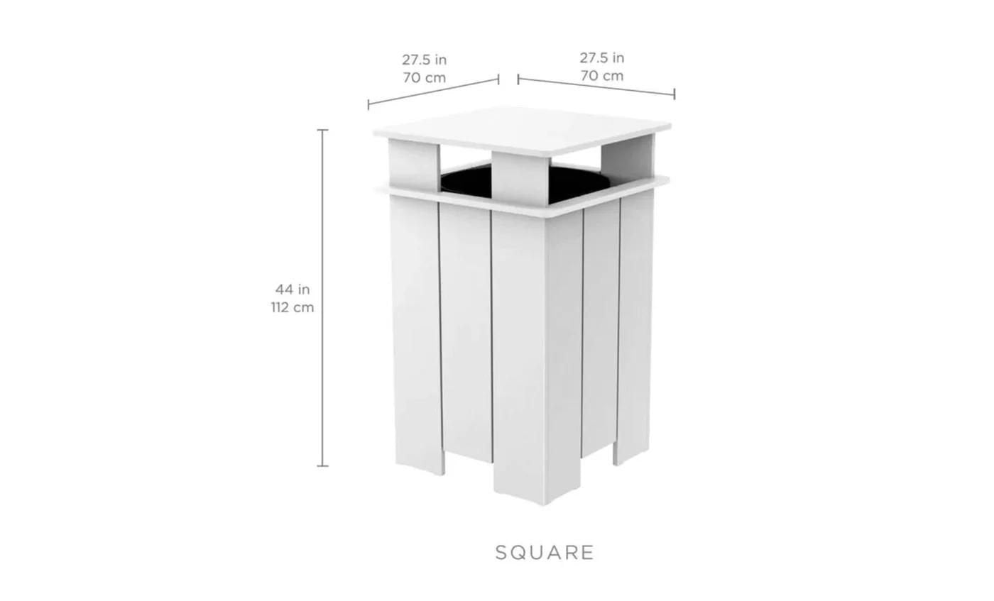 LEDGE Mainstay Industrial Trash Bin