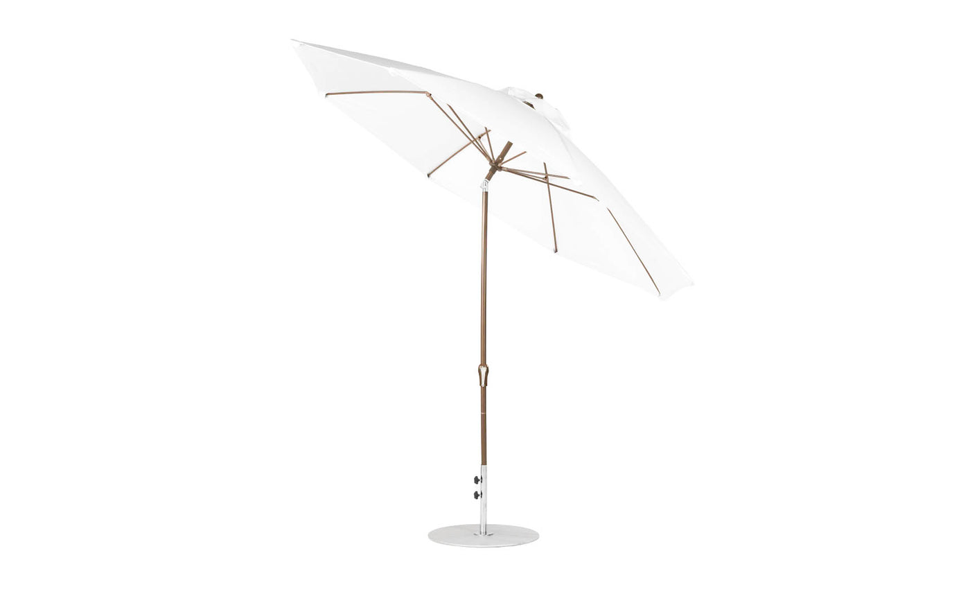 Ledge 11' Octagon Crank Auto Tilt Essential Fiberglass Umbrella