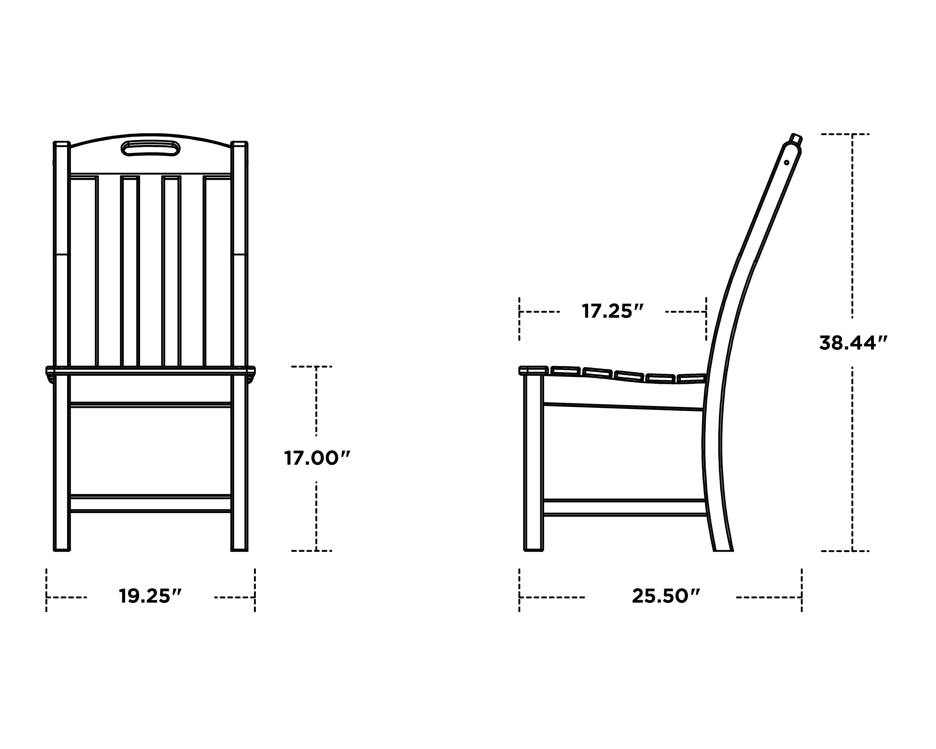 Trex® Outdoor Furniture™ Yacht Club Dining Side Chair