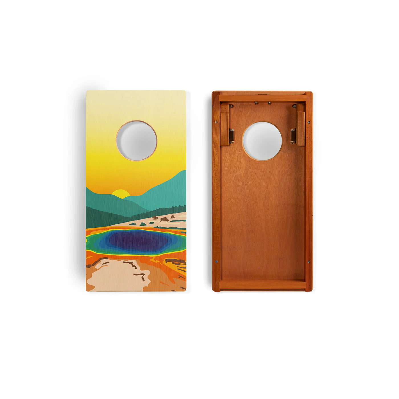 Elakai 1'x2' National Parks Travel Size Cornhole Boards - Set of 2