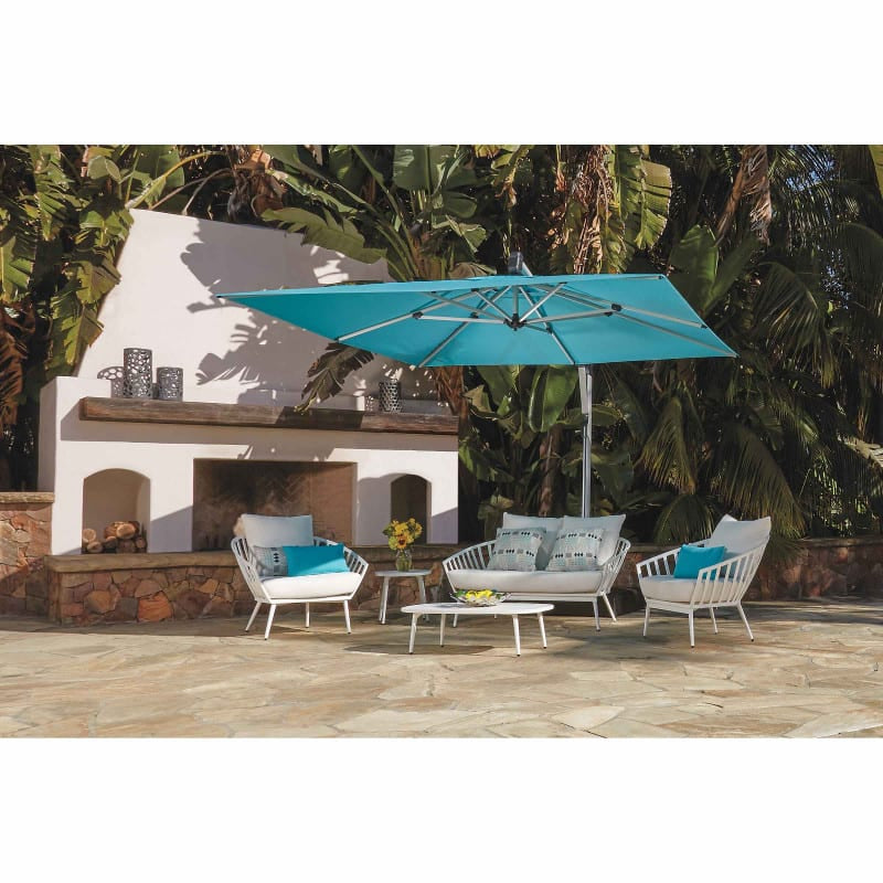 Treasure Garden 11.5' Square AKZ Cantilever Patio Umbrella