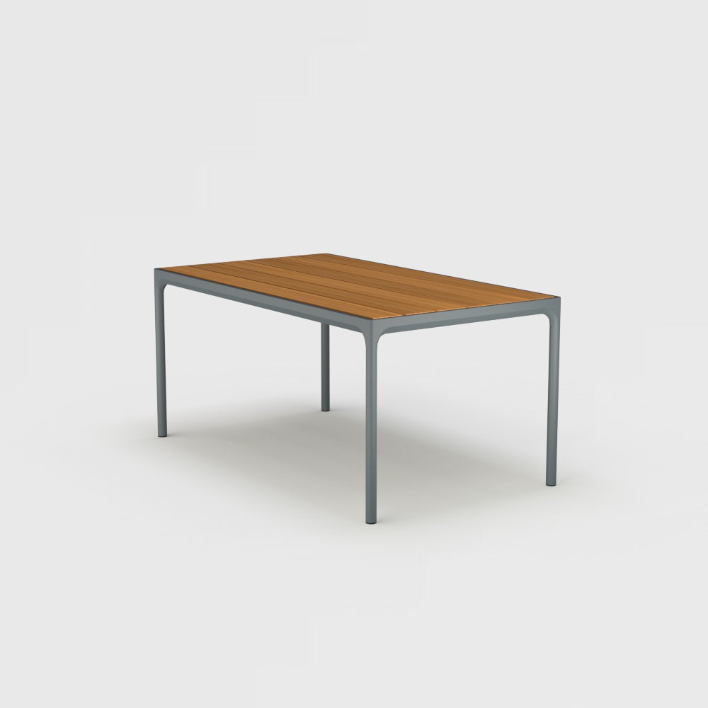 Dark Gray Frame with Bamboo Lamellas Top 