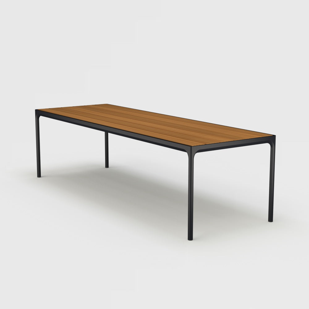 Black Frame with Bamboo Lamellas Top 
