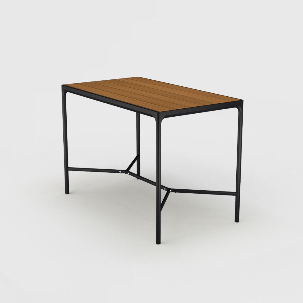 Black Frame with Bamboo Lamellas Top 