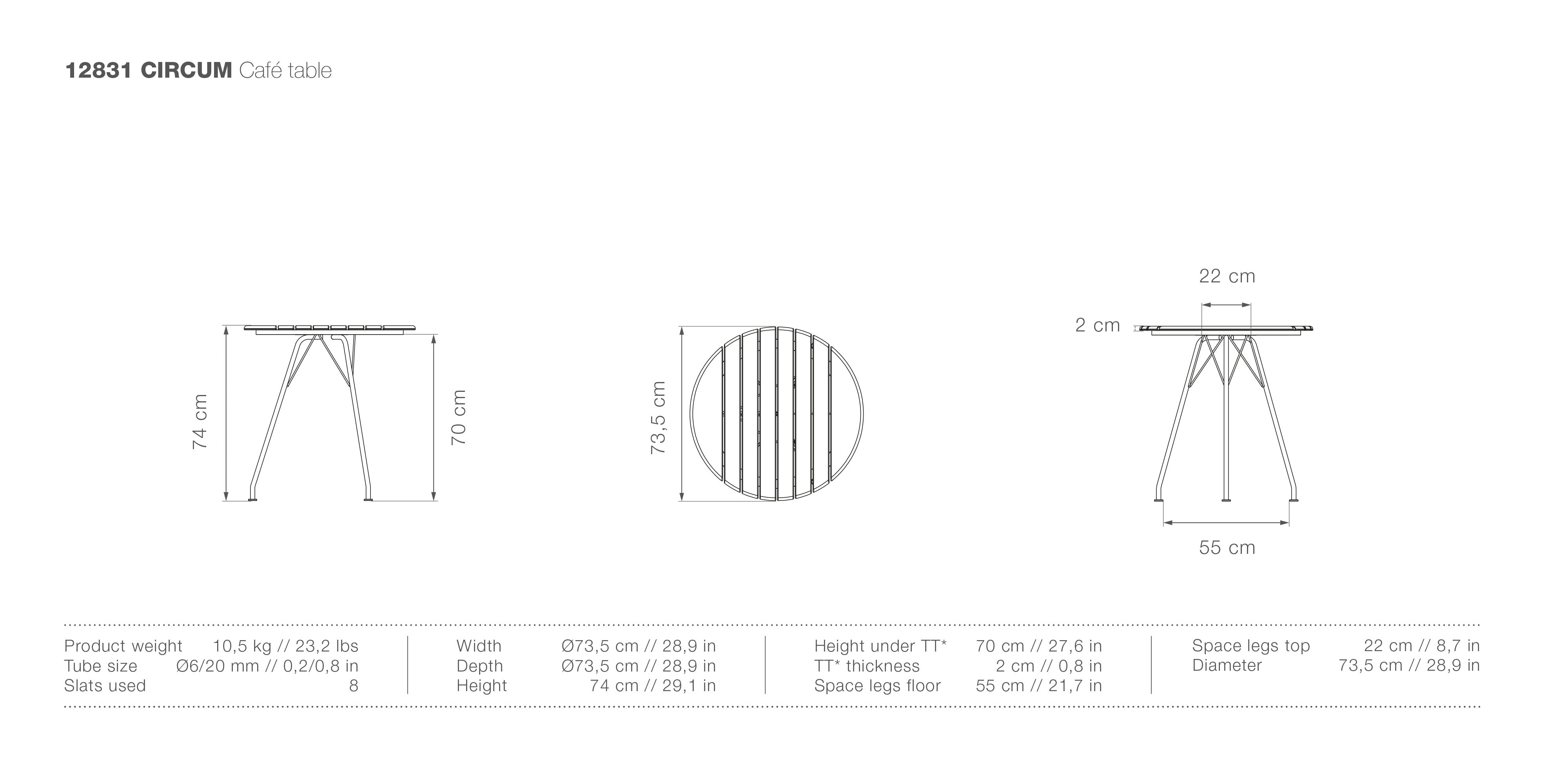 Table Dimensions