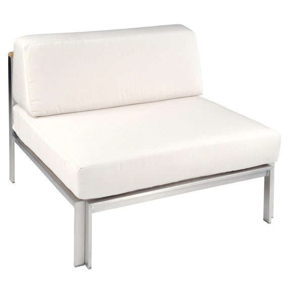 Tivoli Stainless Steel Sectional Armless Chair TL35