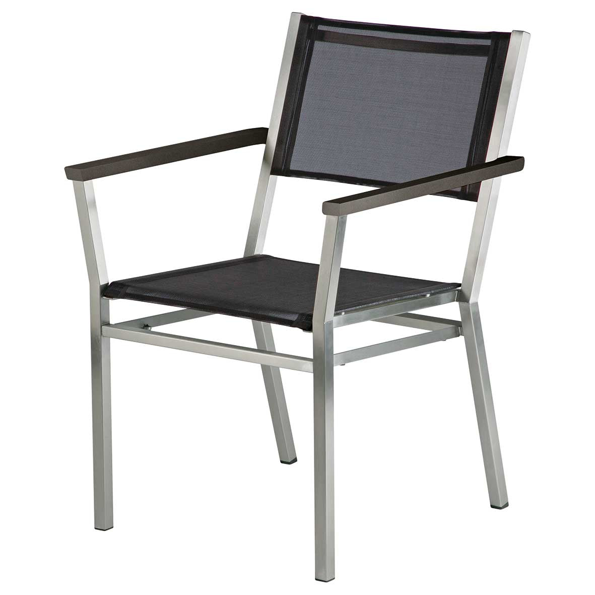 Barlow Tyrie Equinox Stainless Steel Carver Dining Armchair