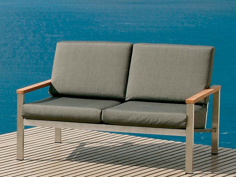 Barlow Tyrie Equinox Stainless Steel Deep Seating Settee