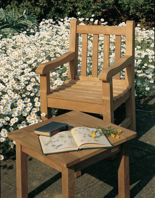Barlow Tyrie Glenham Teak Garden Armchair - Thumbnail 4