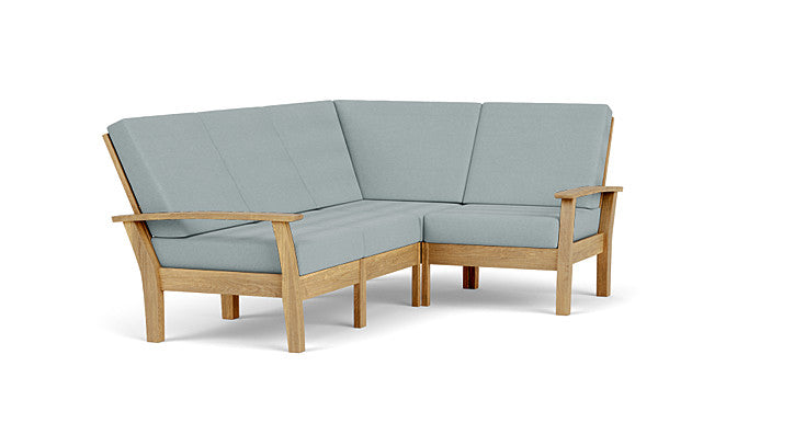 Barlow Tyrie Haven Teak Deep Seating Modular Corner Chair - Thumbnail 2