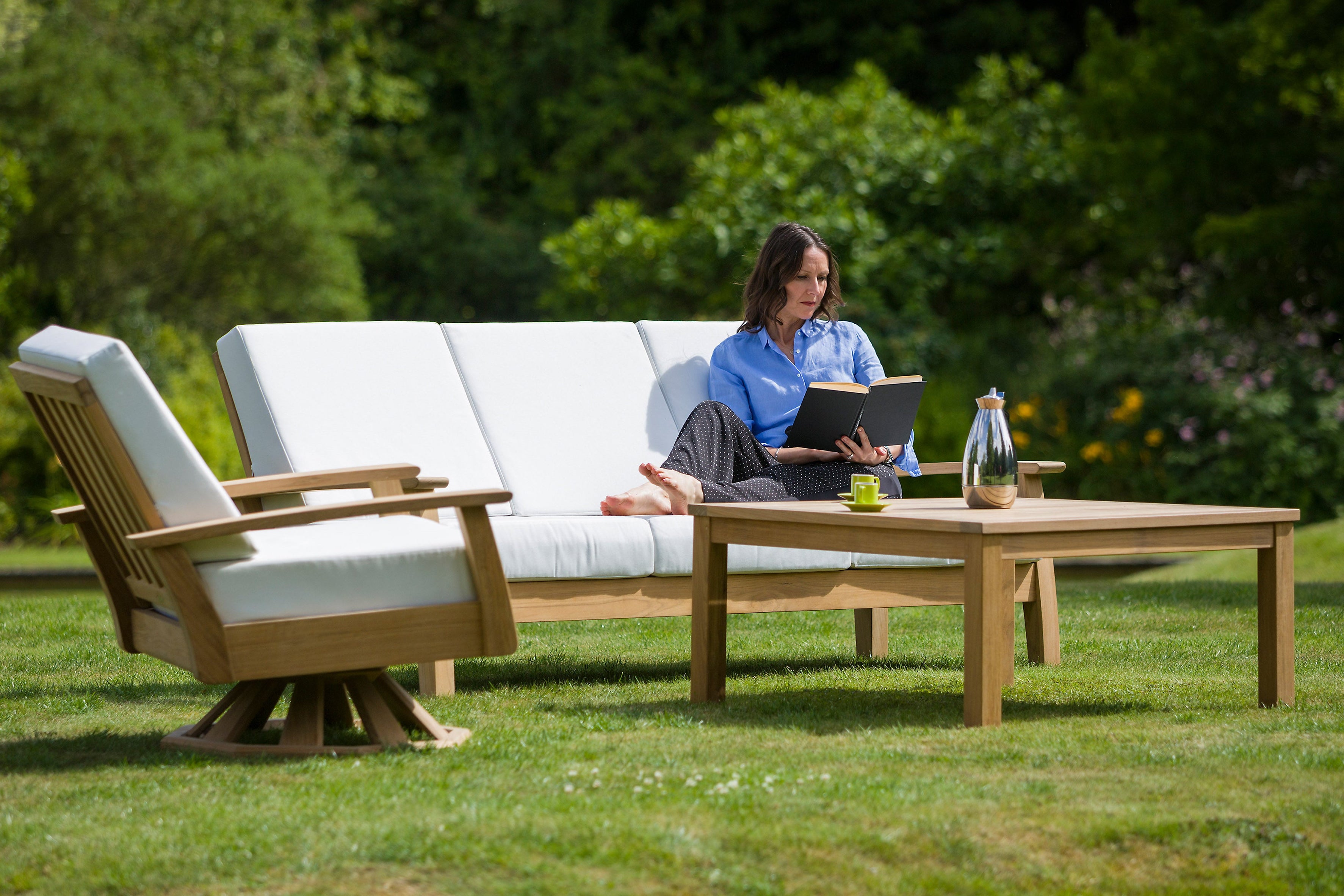 Barlow Tyrie Haven 3pc Teak Seating Ensemble