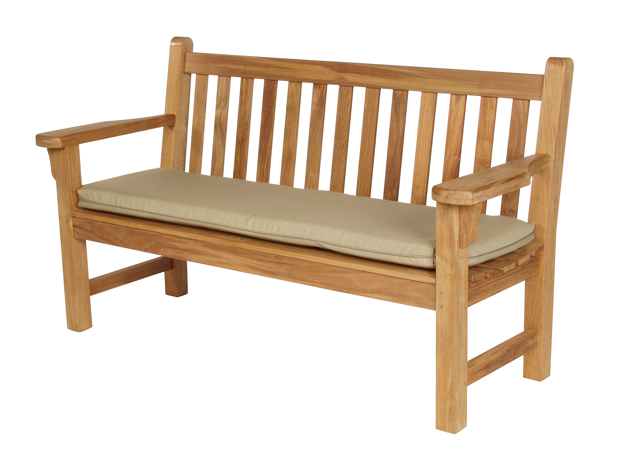 Barlow Tyrie London 75" Teak Bench - Thumbnail 2