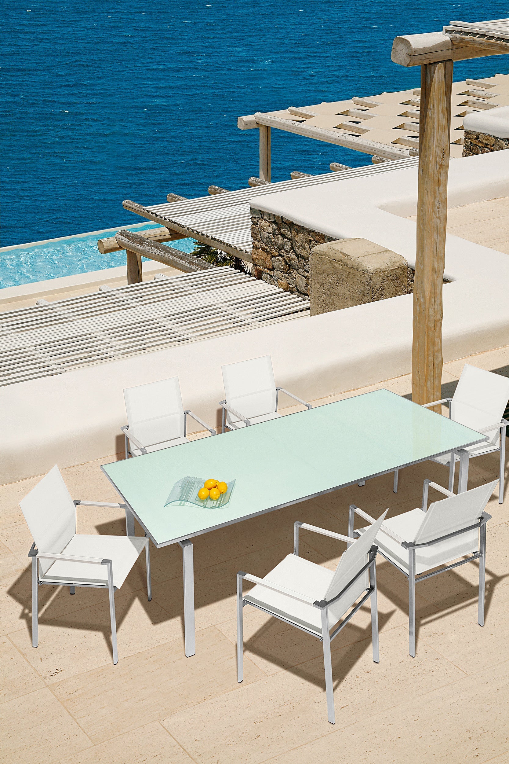 Barlow Tyrie Mercury Stainless Steel Chair