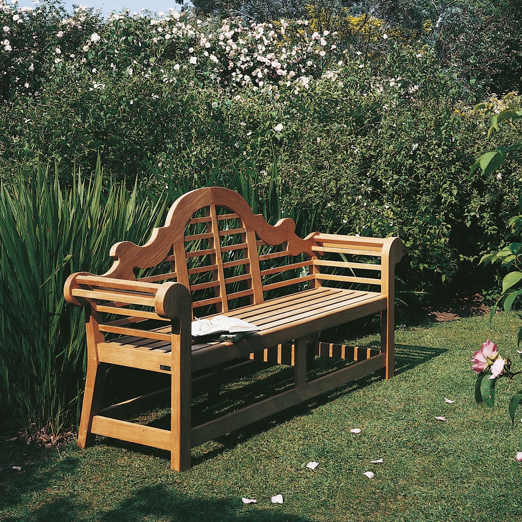 Barlow Tyrie Sissinghurst 77" Teak Bench - Thumbnail 4