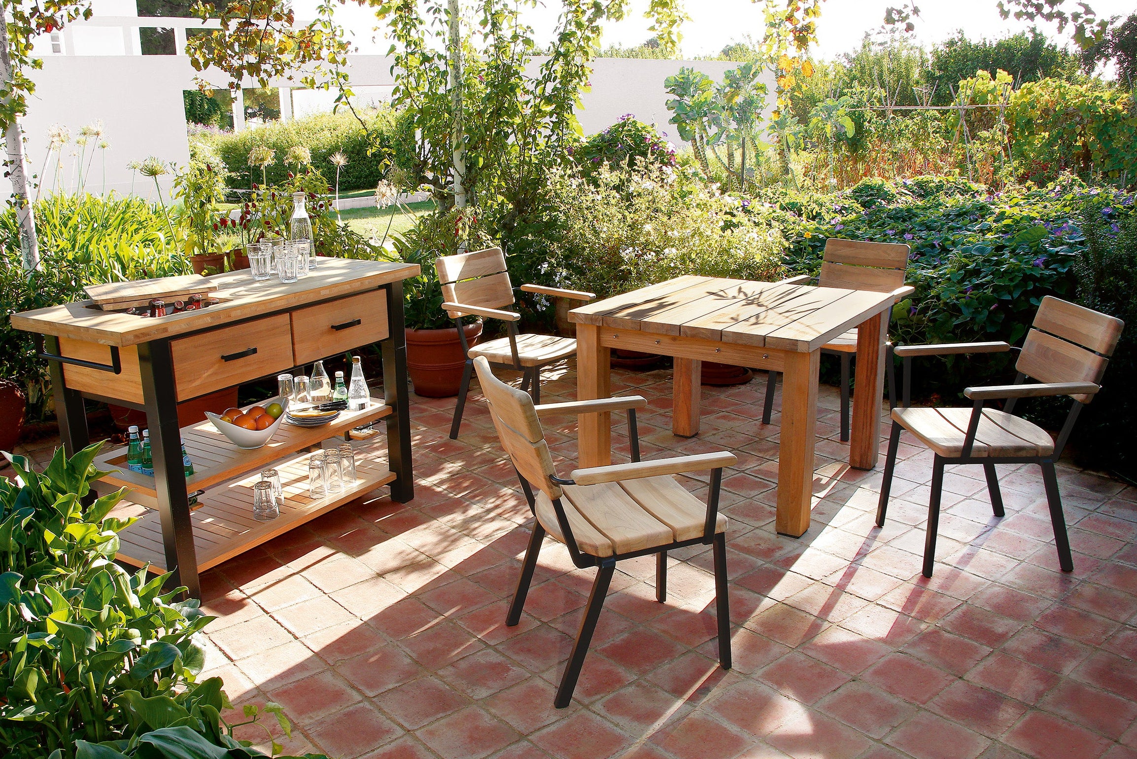 Barlow Tyrie Titan 6pc Dining Ensemble