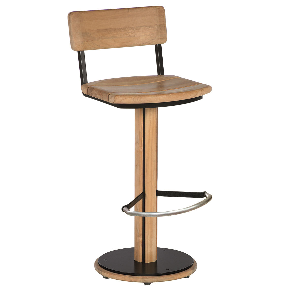 Barlow Tyrie Titan Teak Bar Stool - Thumbnail 2