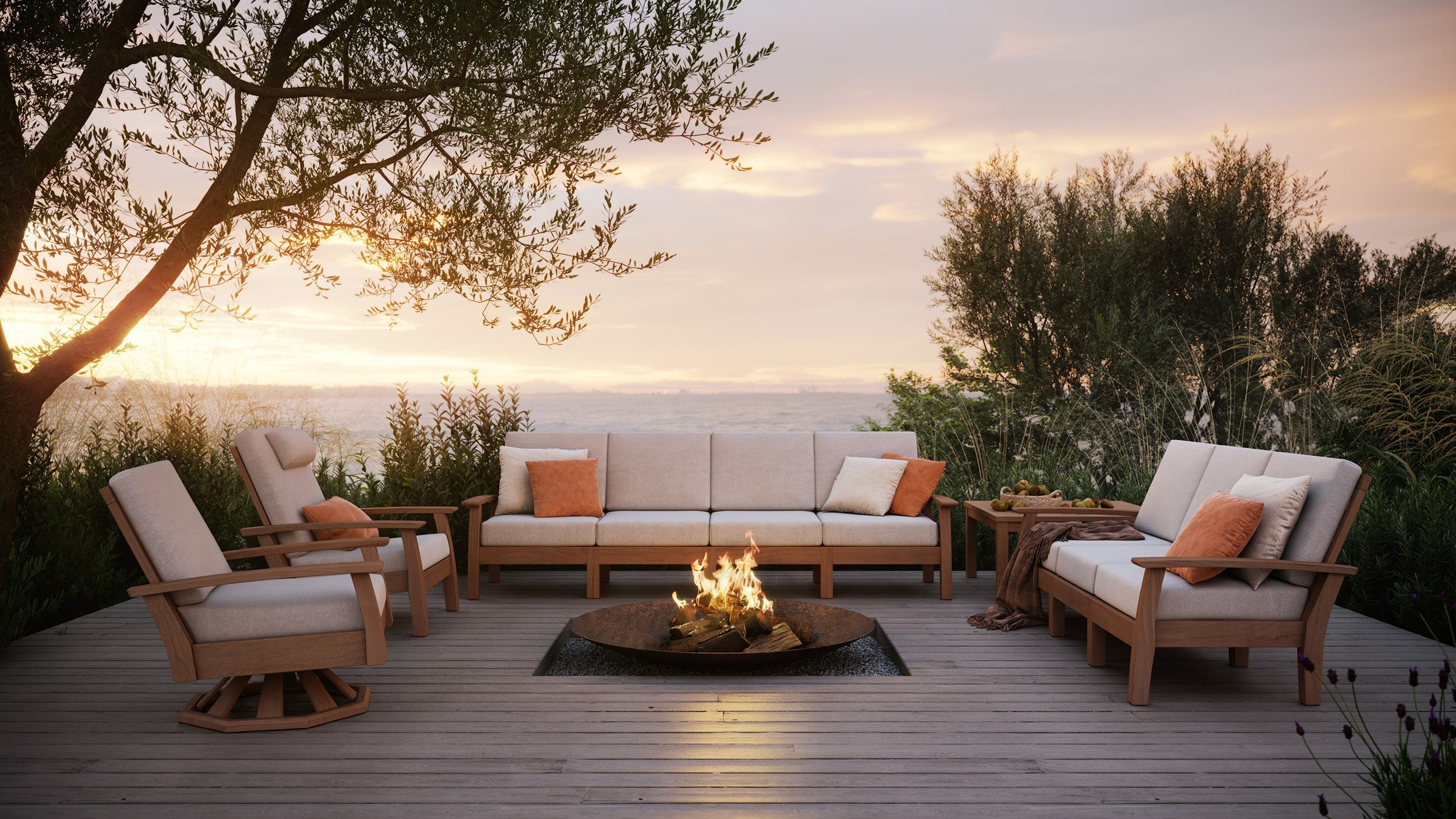 Barlow Tyrie Haven Teak Deep Seating Armchair