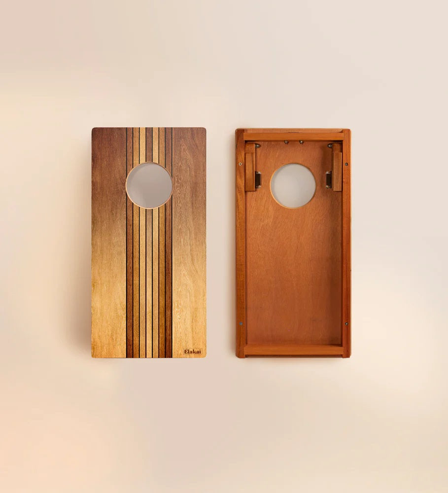 Elakai Woody 1'x2' Compact Travel Cornhole Boards - Set of 2