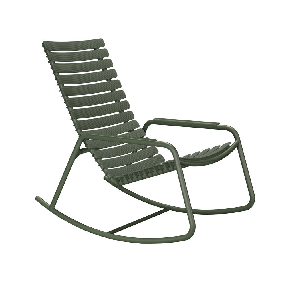 Reclips Rocking Chair in Olive Green