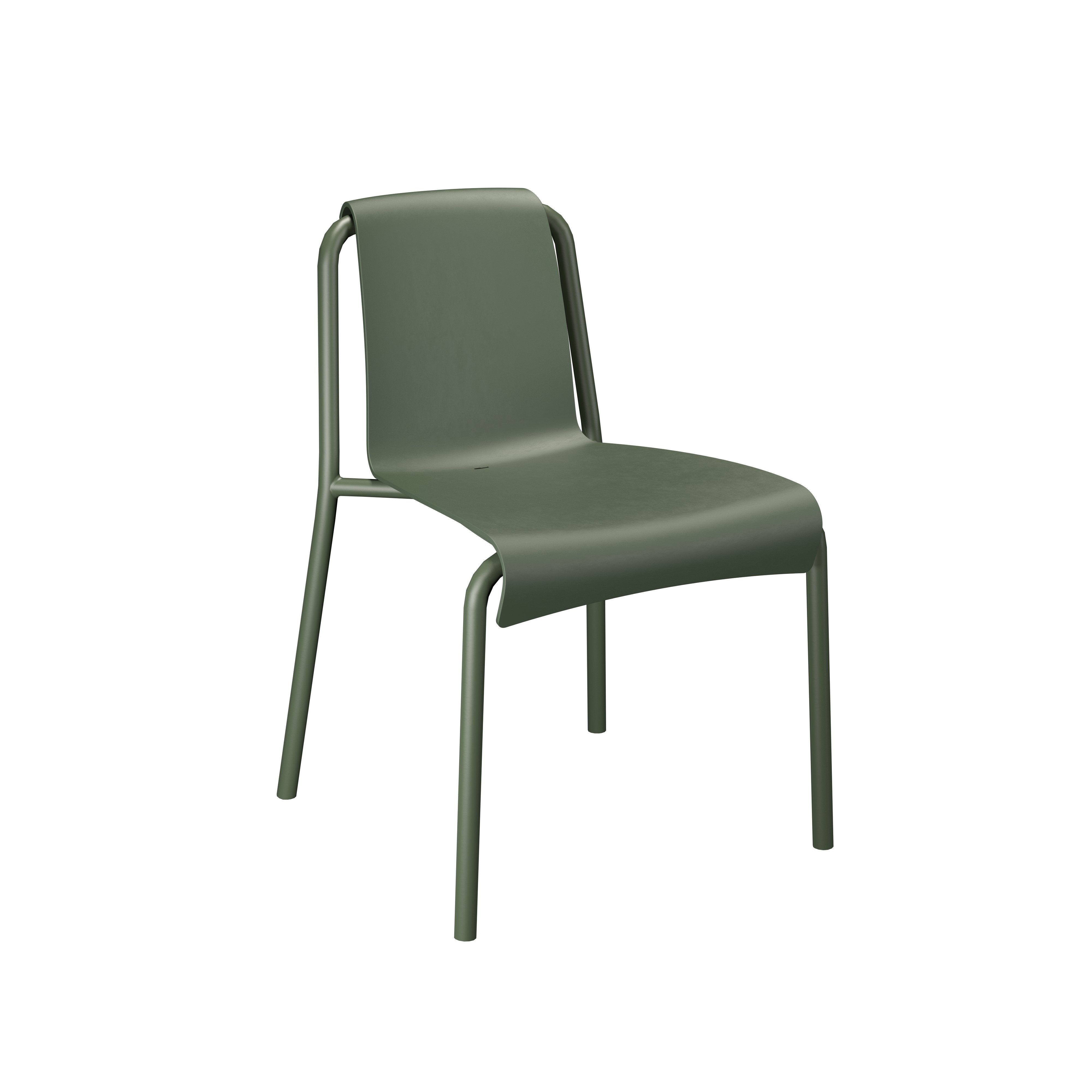 Nami Dining Side Chair pictured in Olive Green