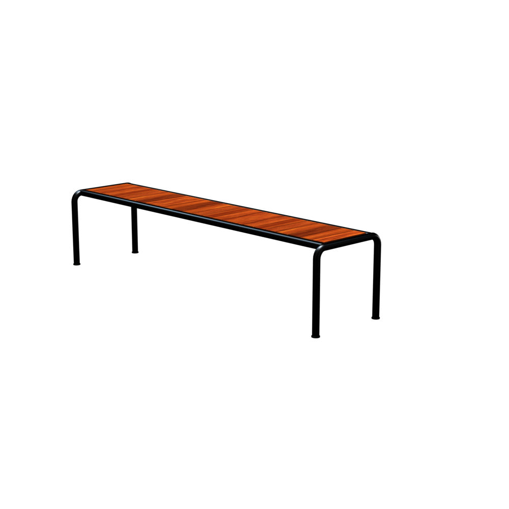 Black Steel Frame with Thermo Ash Top