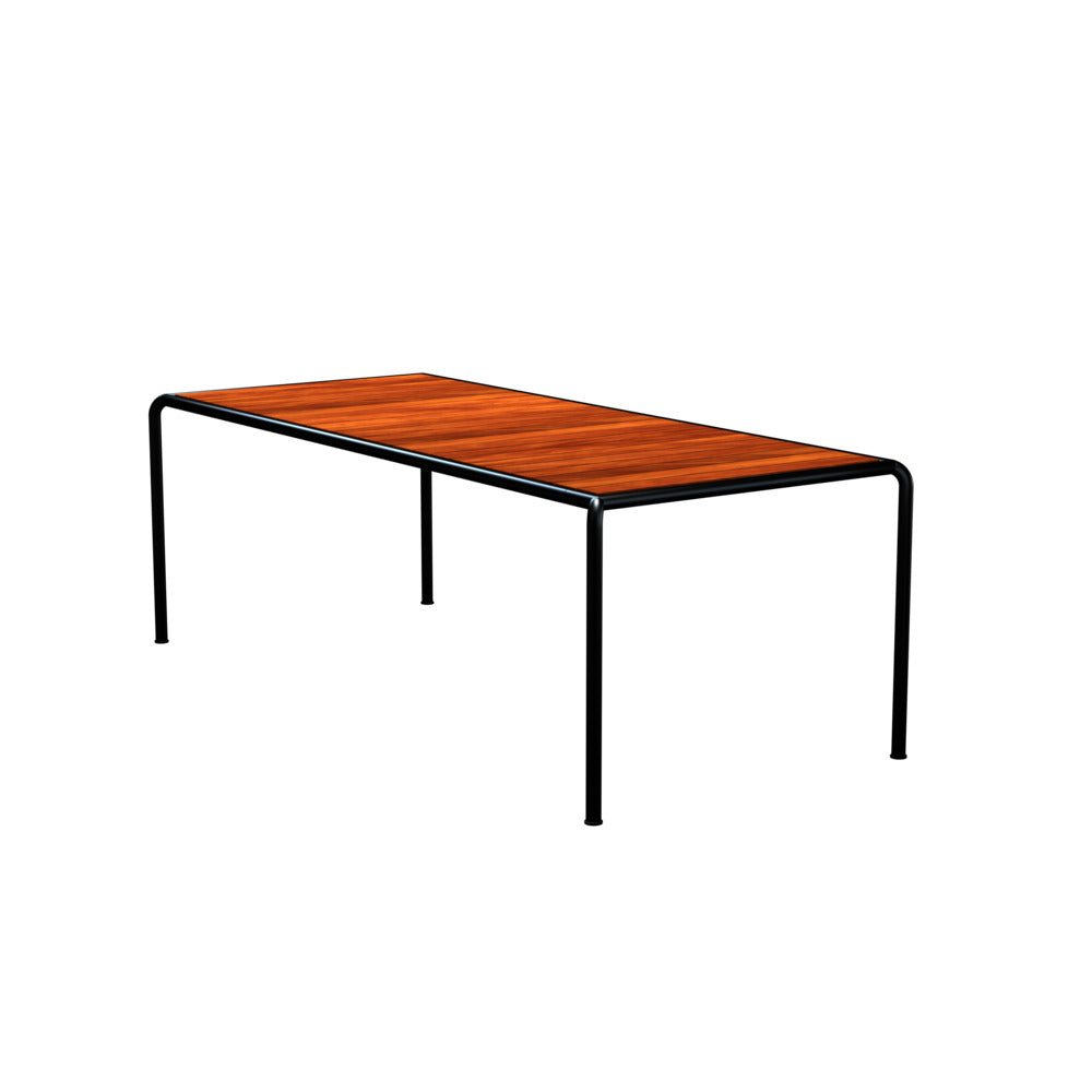 Black Steel Frame with Thermo Ash Top