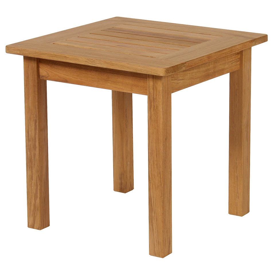 Barlow Tyrie Colchester Teak 21" Square  Side Table