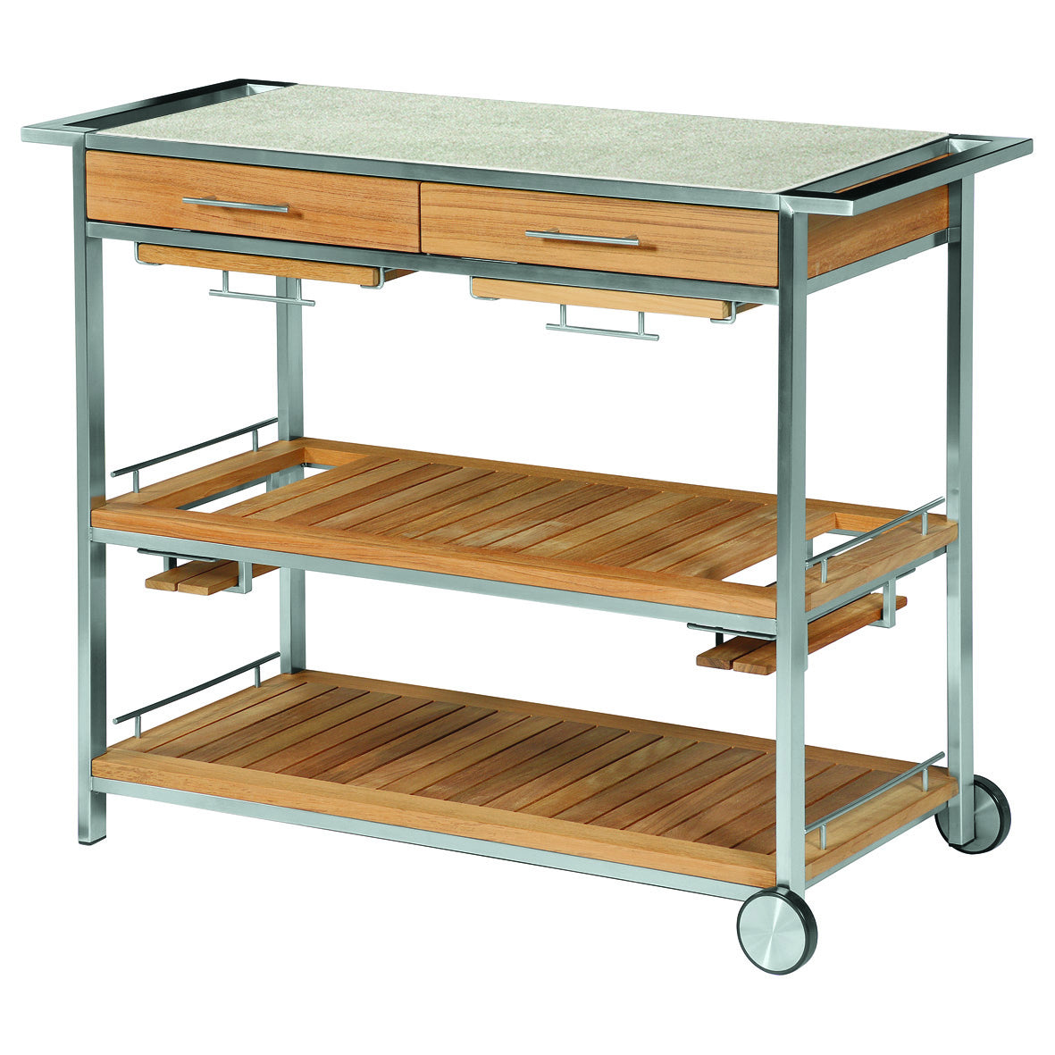 Barlow Tyrie Mercury Serving Table - Thumbnail 3