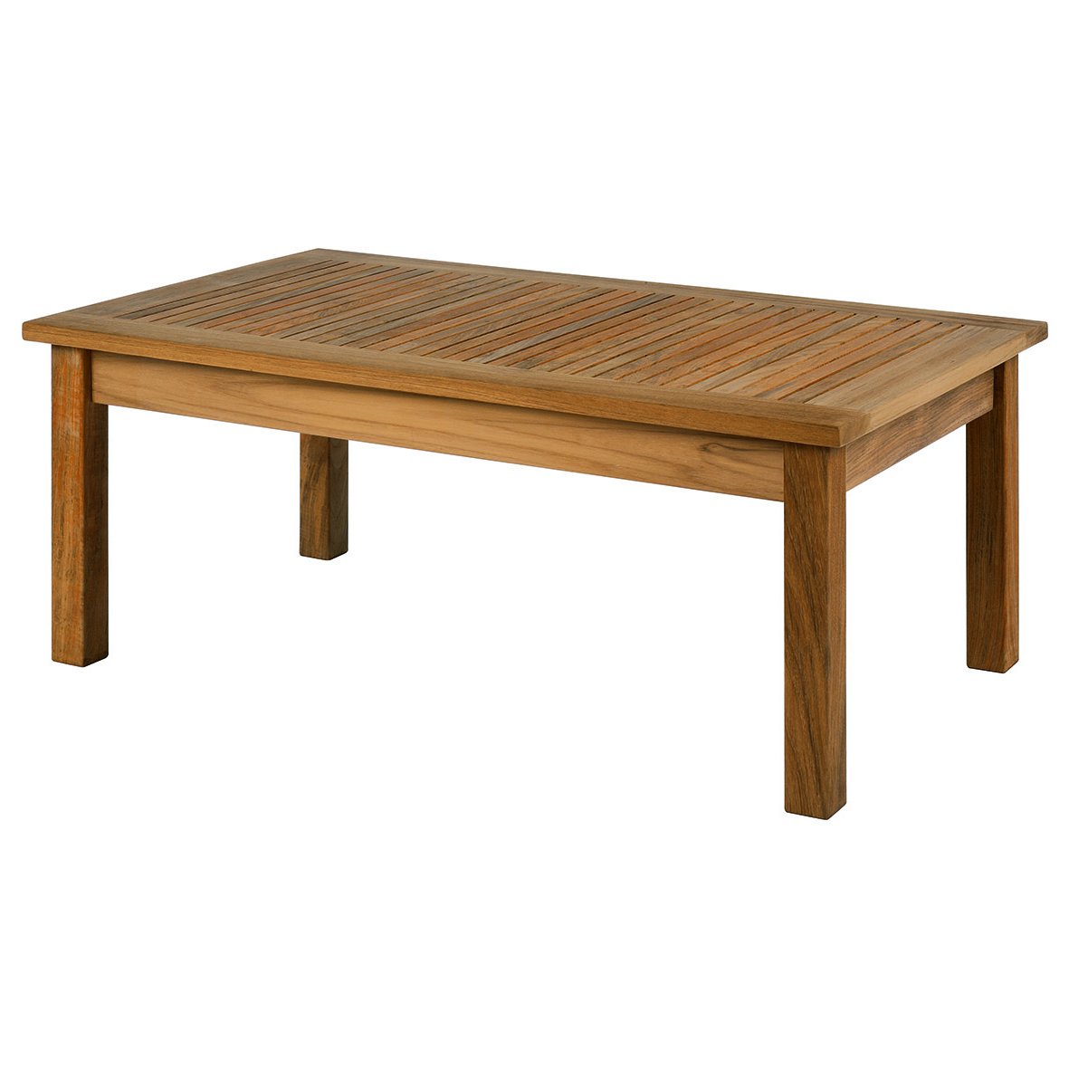 Barlow Tyrie Monaco Teak Rectangle Low Coffee Table 39"
