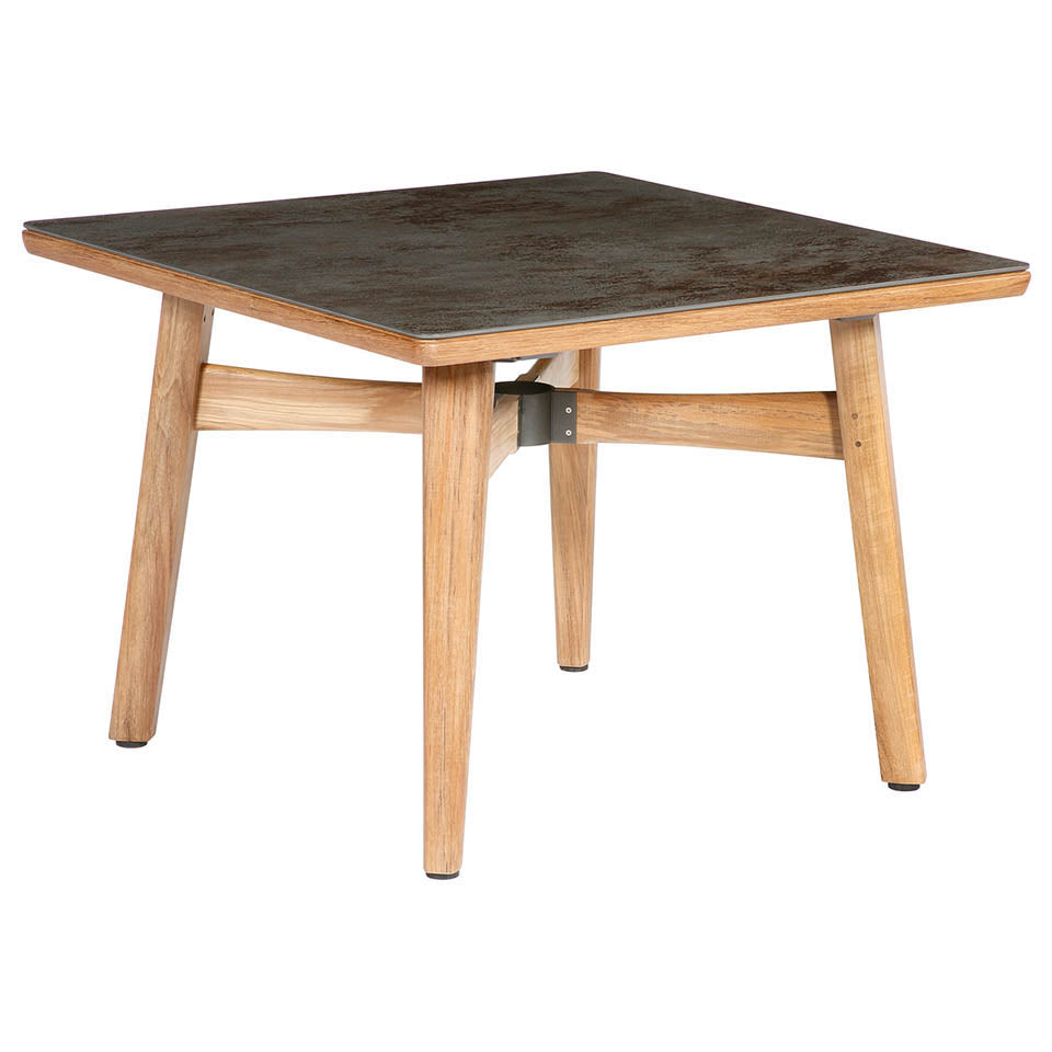 Barlow Tyrie Monterey Teak and Ceramic Square Dining Table - Thumbnail 2