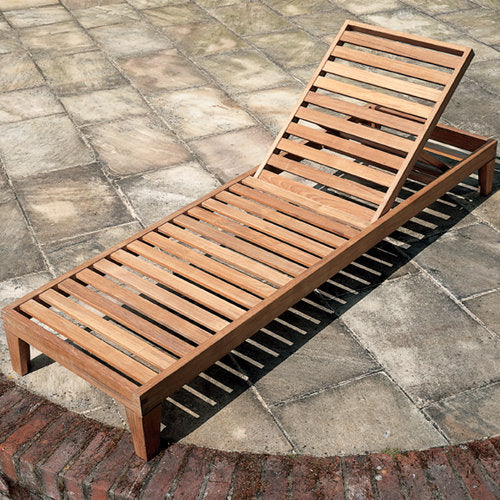 Barlow Tyrie Capri Teak Chaise Lounge