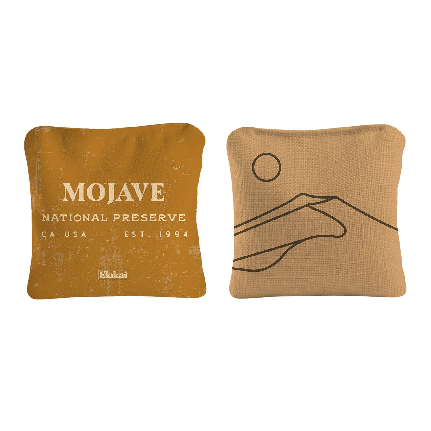 Elakai National Parks Travel Dual-Sided 4"x4" Cornhole Bags