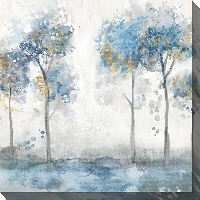 West of the Wind Outdoor Canvas 24"x24" Wall Art - Glimmering Mist No. 1 
