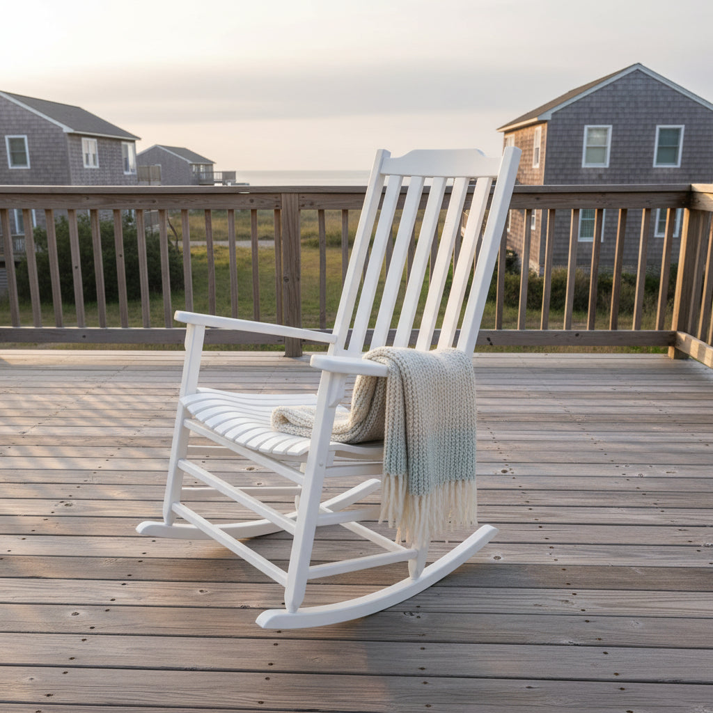 Americana Resort Rocker - White