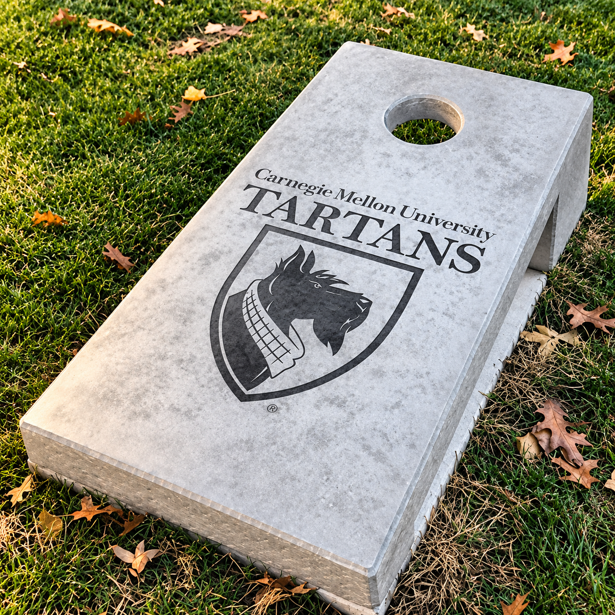 Stone Age Cornhole Board Set With Customized Logo