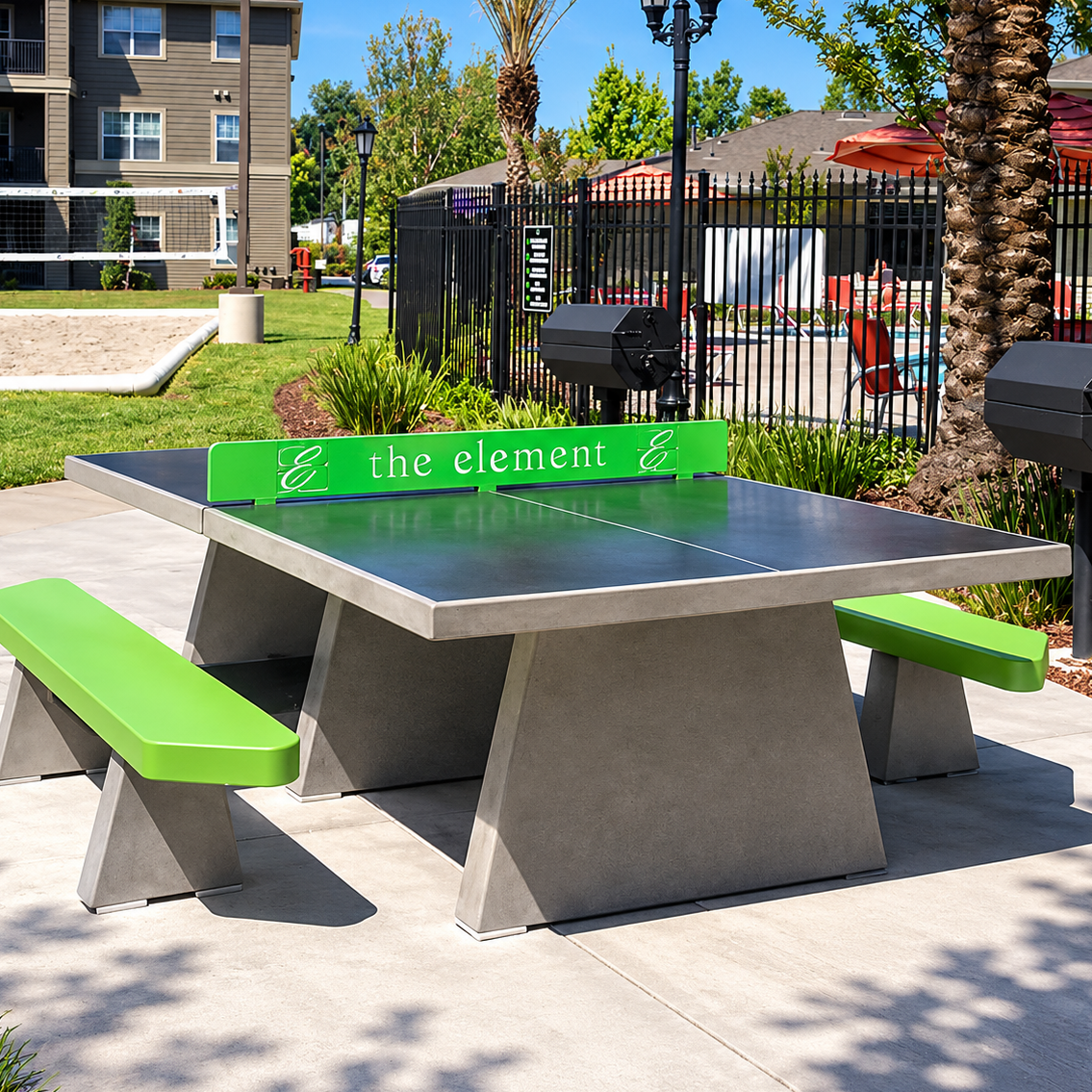Stone Age Modern Table Tennis Dining Table