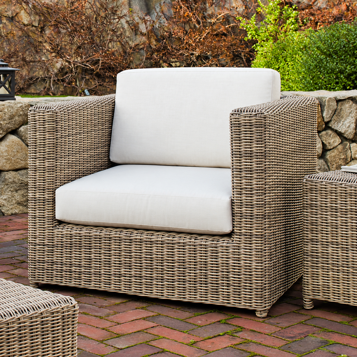 Kingsley Bate Sag Harbor Wicker Chat Chair