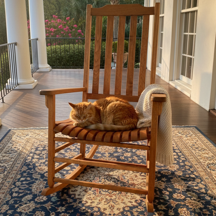 Americana Resort Rocker - Natural Oil